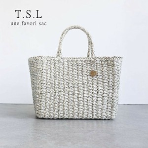 【2026春夏】【受注生産 予約販売】【2026年3月発売】メタリックミックスペーパートートバッグ　レディース