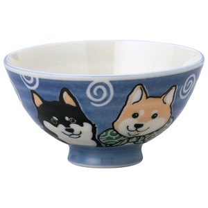 美浓烧 饭碗 柴犬 餐具 日本制造
