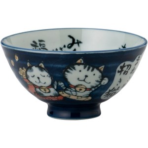 美浓烧 饭碗 招财猫 餐具 日本制造