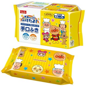 レック(LEC) アンパンマン 手口ふき 60枚×3個