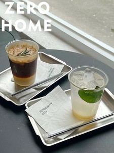 食品用ステンレス製 長方形ティートレー デザートプレート兼用