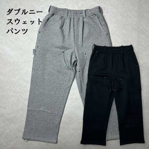 【25AW新作】ダブルニースウェットパンツ　カジュアル　アメカジ　ストリート　イージーパンツ