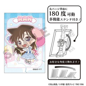 ■2025AW　先行予約■　名探偵コナン　グリッターアート缶バッジ　毛利 蘭/バルーン/ミニキャラver.