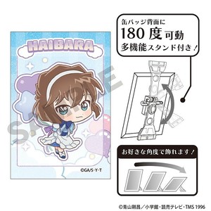 ■2025AW　先行予約■　名探偵コナン　グリッターアート缶バッジ　灰原 哀/バルーン/ミニキャラver.