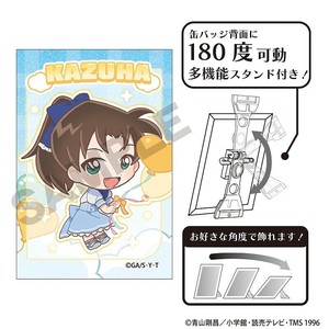 ■2025AW　先行予約■　名探偵コナン　グリッターアート缶バッジ　遠山 一葉/バルーン/ミニキャラver.