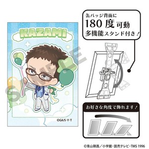 ■2025AW　先行予約■　名探偵コナン　グリッターアート缶バッジ　風見 裕也/バルーン/ミニキャラver.