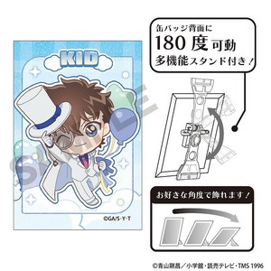 ■2025AW　先行予約■　名探偵コナン　グリッターアート缶バッジ　怪盗キッド/バルーン/ミニキャラver.