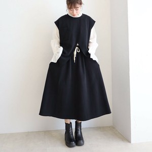 【上下セットで販売】裏毛デザインベスト＆裏毛デザインスカートの上下セットアップ　　BRILLANTE大阪