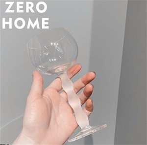 ウェーブハンドル ハイボールグラス 赤ワイン用 インスタグラム風デザイン