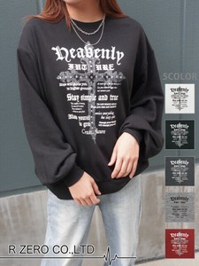 Sweatshirt Lined pullover Printed Rhinestone [2025 NEW]