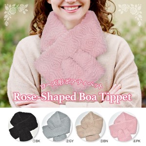 Thick Scarf Ladies fashion Scarf Rose [A/W]