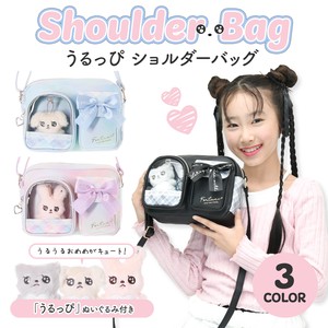 2025年新商品 侧背包/单肩包 格子图案 人工皮革