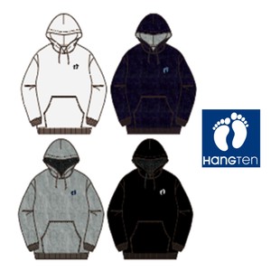 予約販売【HANGTEN/ハンテン】モチーフ刺繍裏起毛プルオーバーパーカー