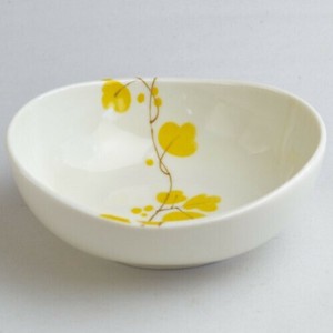 美浓烧 小钵碗 黄色 1个