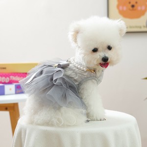 ペット服 犬用 ペットのドレス  ペット用品   リボン、可愛い  WCMA704