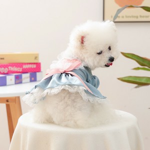 ペット服 犬用 ペットのドレス  ペット用品  リボン、可愛い  WCMA714