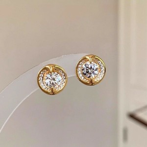 韓国 　ピアス S925ポスト　ピアス K18　ピアス アレルギー K18 ピアス　シルバー925 ピアス