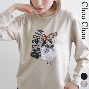 イラスト＆モチーフ付カットソー 2025人気 新作 chouchou東京