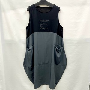 2025年新商品 洋装/连衣裙 切换 口袋 洋装/连衣裙 无袖 长衫