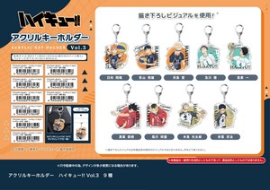 钥匙链 Haikyu!!/排球少年！！ 压克力/亚可力
