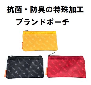 抗菌・防臭の特殊加工繊維使用　ブランドポーチ アソート