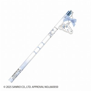 ■2025AW　先行予約■　サンリオキャラクターズ　チャーム付き鉛筆（2B・丸軸）　シナモロール