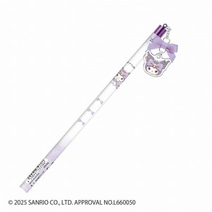 ■2025AW　先行予約■　サンリオキャラクターズ　チャーム付き鉛筆（2B・丸軸）　クロミ