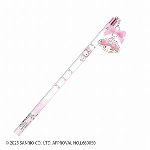 ■2025AW　先行予約■　サンリオキャラクターズ　チャーム付き鉛筆（2B・丸軸）　マイメロディ