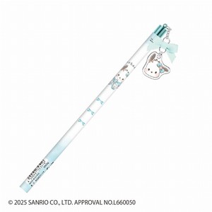 ■2025AW　先行予約■　サンリオキャラクターズ　チャーム付き鉛筆（2B・丸軸）　ポチャッコ