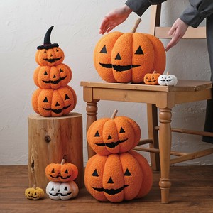 HWふわふわかぼちゃオーナメント【飾り】【ハロウィン】【置物】【2025新作】