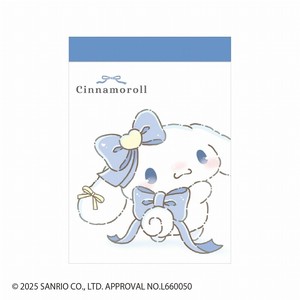 ■2025AW　先行予約■　サンリオキャラクターズ　ミニメモ　シナモロール
