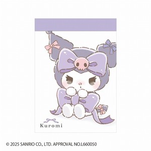 ■2025AW　先行予約■　サンリオキャラクターズ　ミニメモ　クロミ