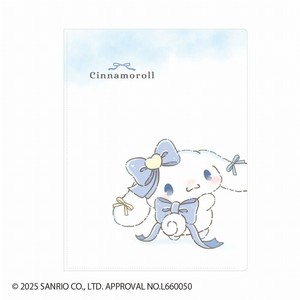 ■2025AW　先行予約■　サンリオキャラクターズ　10Pクリアファイル　シナモロール