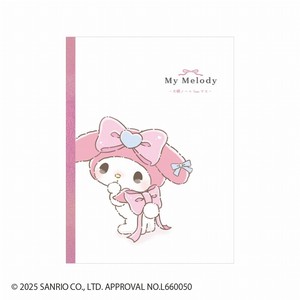■2025AW　先行予約■　サンリオキャラクターズ　方眼ノート　マイメロディ