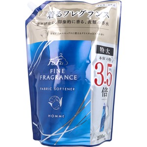ファーファ ファインフレグランス オム 柔軟剤 清潔感あるクリスタルムスクの香り 詰替用 2000mL