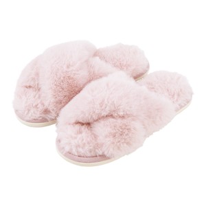 【2025秋冬新作】【新生活】ルル　ファースリッパ　PINK