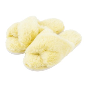 【2025秋冬新作】【新生活】ルル　ファースリッパ　YELLOW