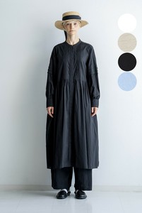 Casual Dress Pintucked Dress Cotton