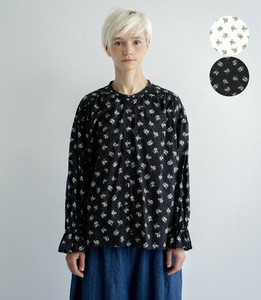 Button Shirt/Blouse Flower Candy Sleeve
