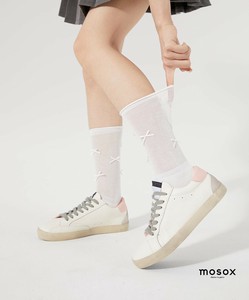 【MOSOX】リボン靴下 ソックス レディース