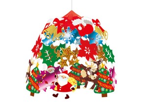 【日本製】てくてくサンタ　クリスマス　2段センター【店舗装飾】