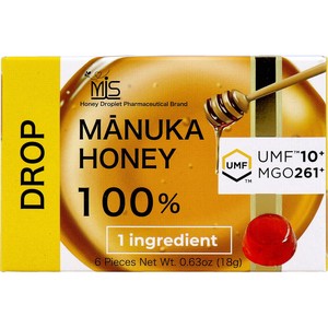 ※MIS マヌカハニードロップ UMF10+ 6粒入