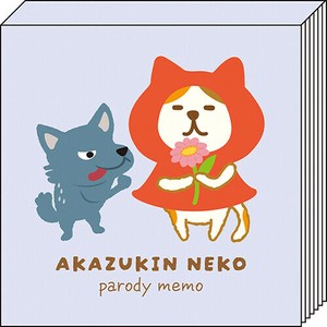 日本製 made in japan なりきりメモ・赤ずきん・ねこ s602011