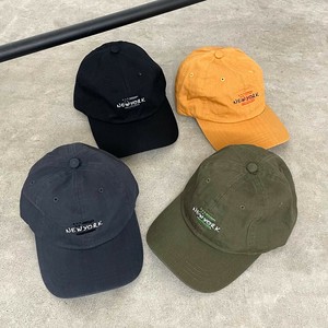 即納【2025新作】Newyorkキャップ　オールシーズン　キャップ　帽子　刺繍ロゴ　ユニセックス