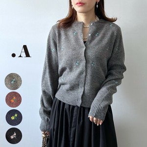 Cardigan Flower Alpaca Touch [2025 NEW]