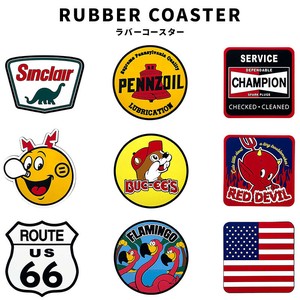 RUBBER COASTER ラバーコースター SINCLAIR LUBRICATION PLUG FEPC R66 ラバー製 かわいい オシャレ バー