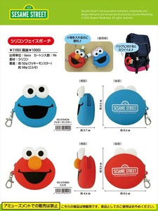 【予約品】セサミストリート シリコンフェイスポーチ《 9/18(木) 予約〆切り》