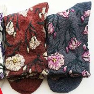 短袜 圆领 秋冬新品