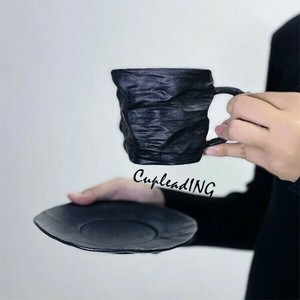 【定番商品】早い者勝ち 岩石柄デザインのセラミックコーヒーカップセット、ギフト向け