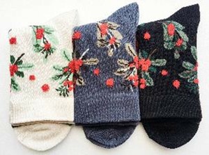 短袜 圆领 秋冬新品